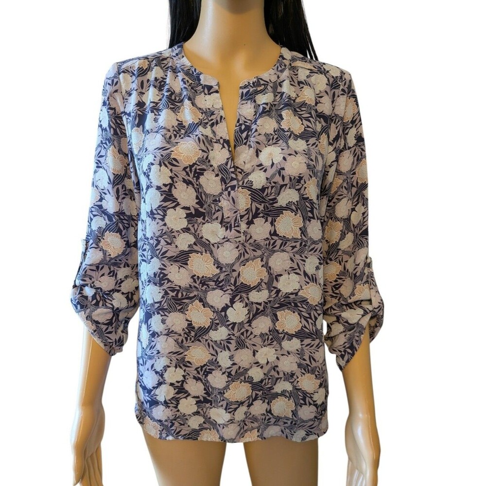 Danielrainn Floral Blouse Shades Of Purple